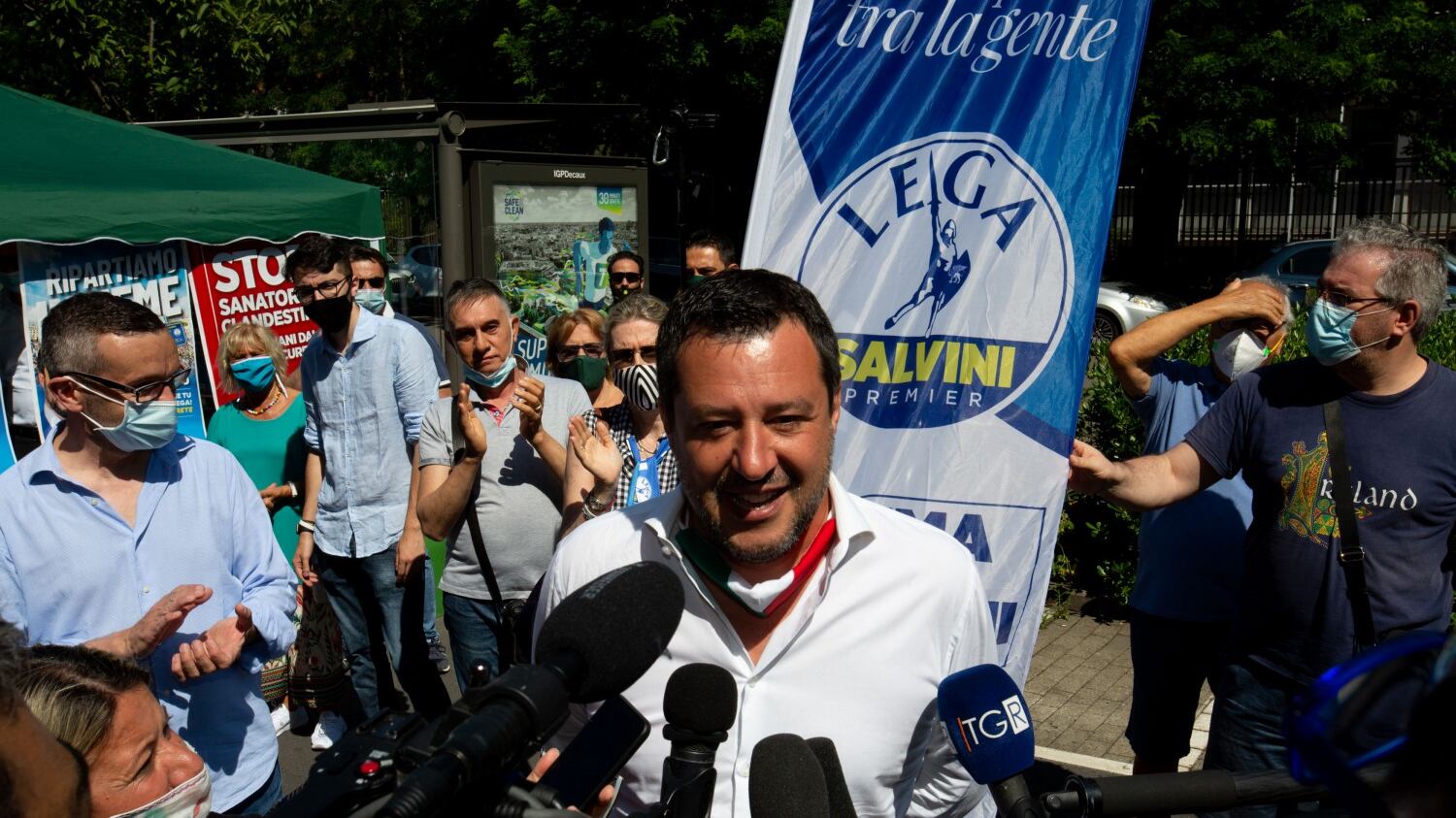 La Lega e la sede a Roma: sede in via delle Botteghe Oscure
