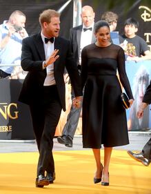 Meghan Markle e il Principe Harry alla première de "Il Re Leone": foto 8