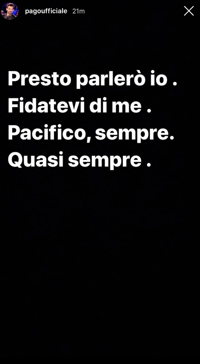 Pago su Instagram