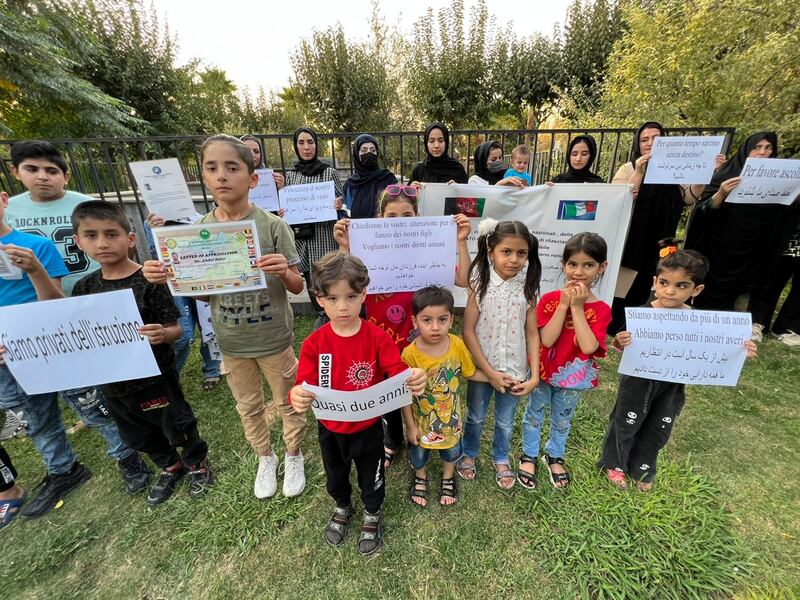 I profughi che a Kabul erano a fianco dell'Italia 2