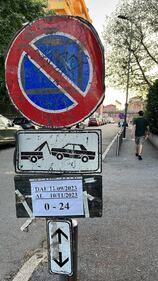 Lavori asfalto viale Rimembranze di Lambrate 1