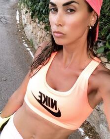 Melissa Satta, l'allenamento è sexy 10