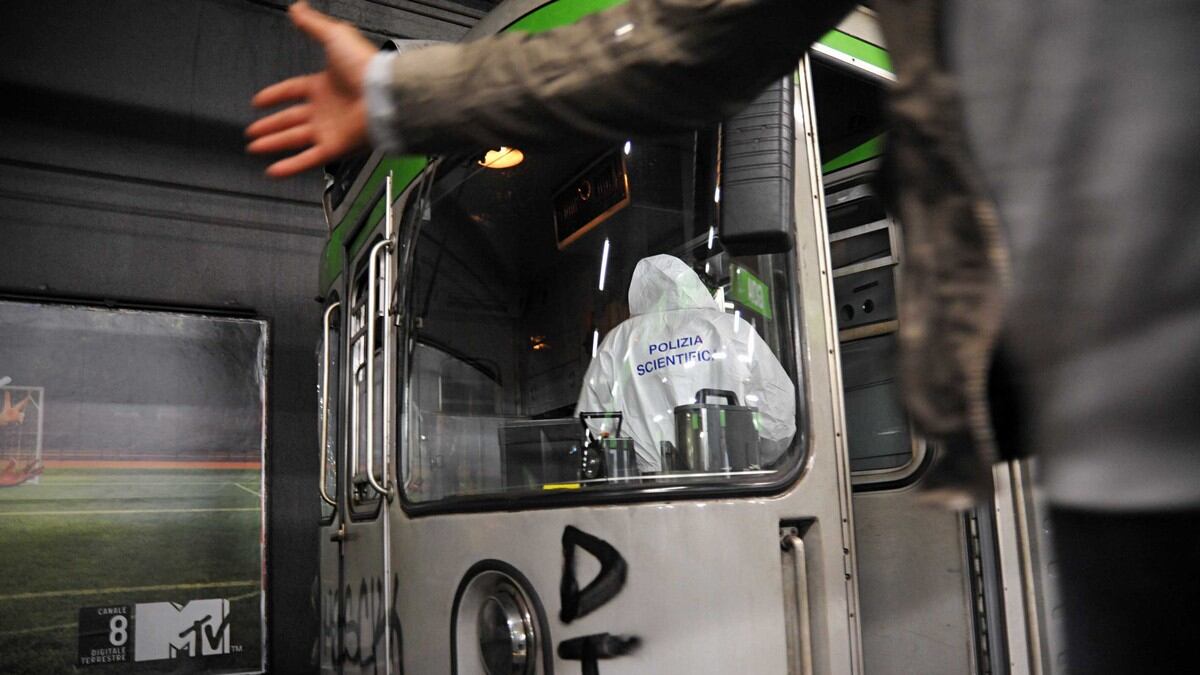 Tamponamento in metro alla fermata Gioia