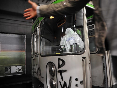 Tamponamento in metro alla fermata Gioia