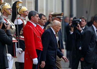 Napolitano lascia il Quirinale 1
