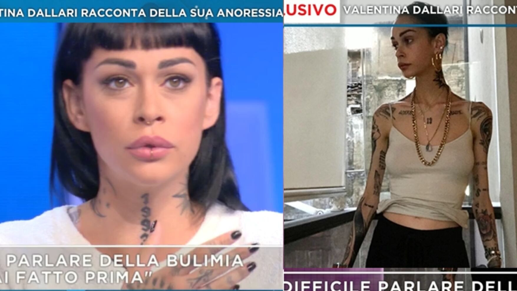 Mattino 5, Valentina Dallari: "Pesavo 37 kg"
