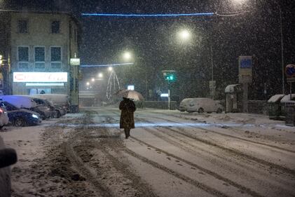 Maltempo, la neve nelle zone terremotate 9