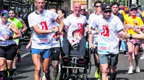 La maratona di Giacomo contro le leucemie