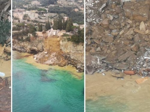 Una frana travolge il cimitero: quell'orrore delle bare in mare