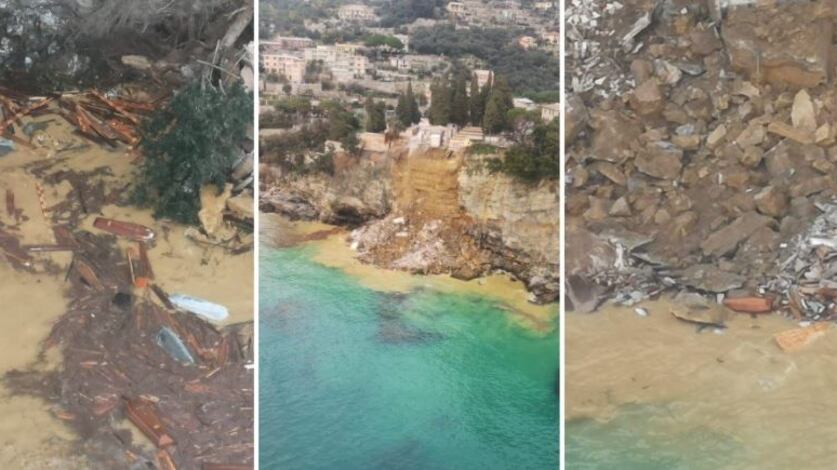 Una frana travolge il cimitero: quell'orrore delle bare in mare