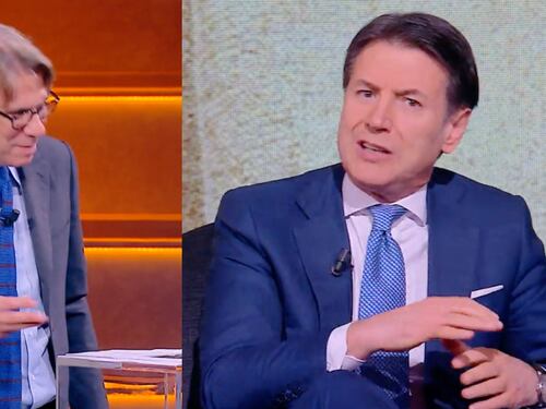 “Ero io lo scendiletto?”, “Se si offende pure..”. Scintille tra Porro e Conte