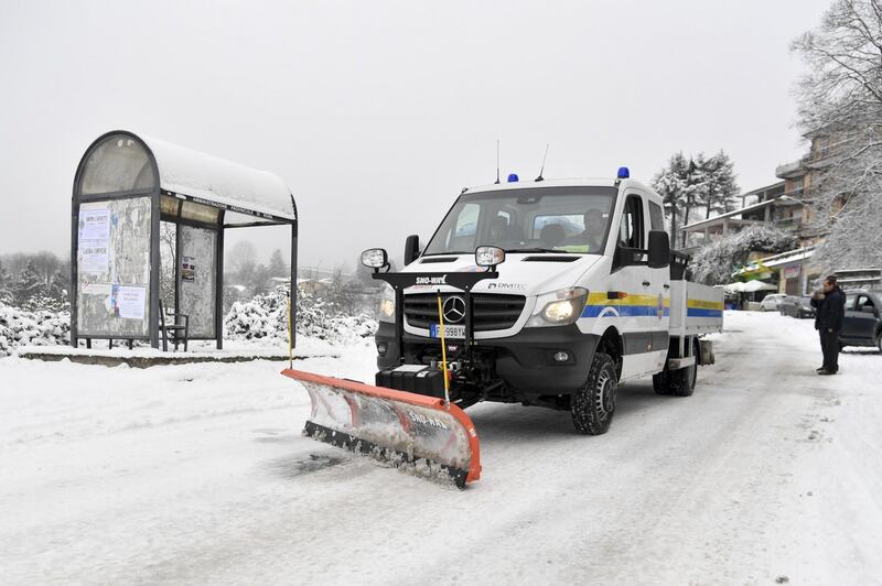 Neve e gelo sui Castelli romani 2
