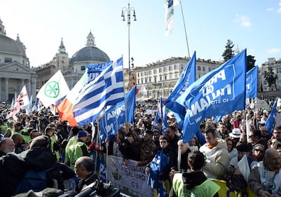 La Lega di Salvini in piazza del Popolo 10