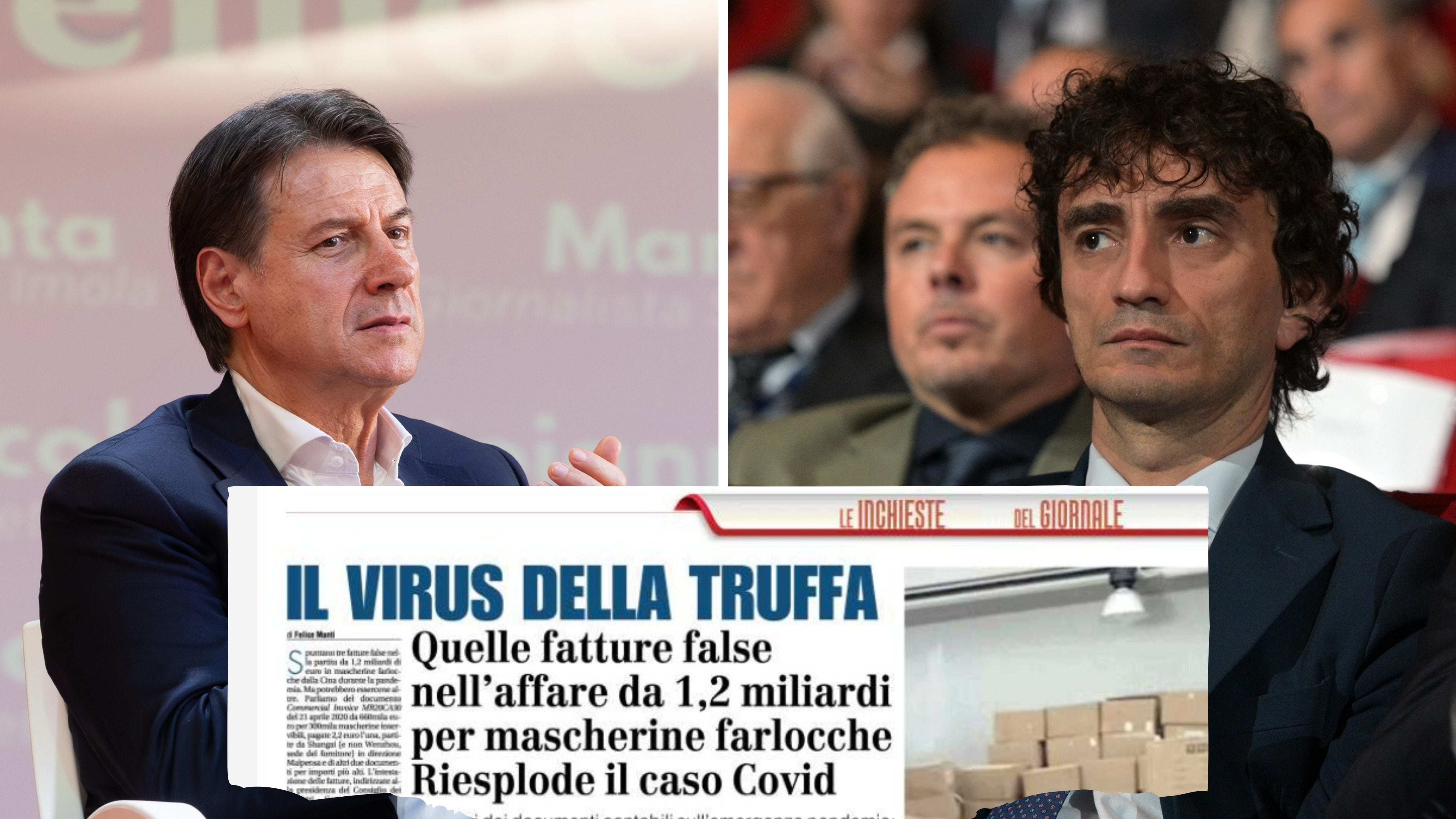 Conte: "Il caldo dà alla testa". Fdi: "Il servizio del Giornale conferma tutti i dubbi"