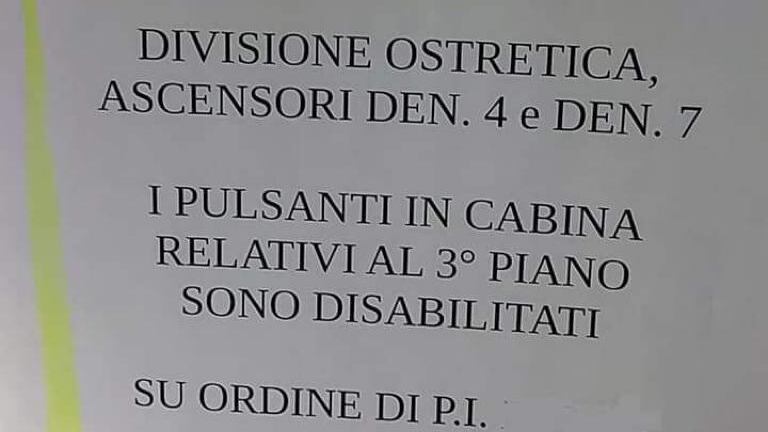 Ordine di servizio ospedale di Padova