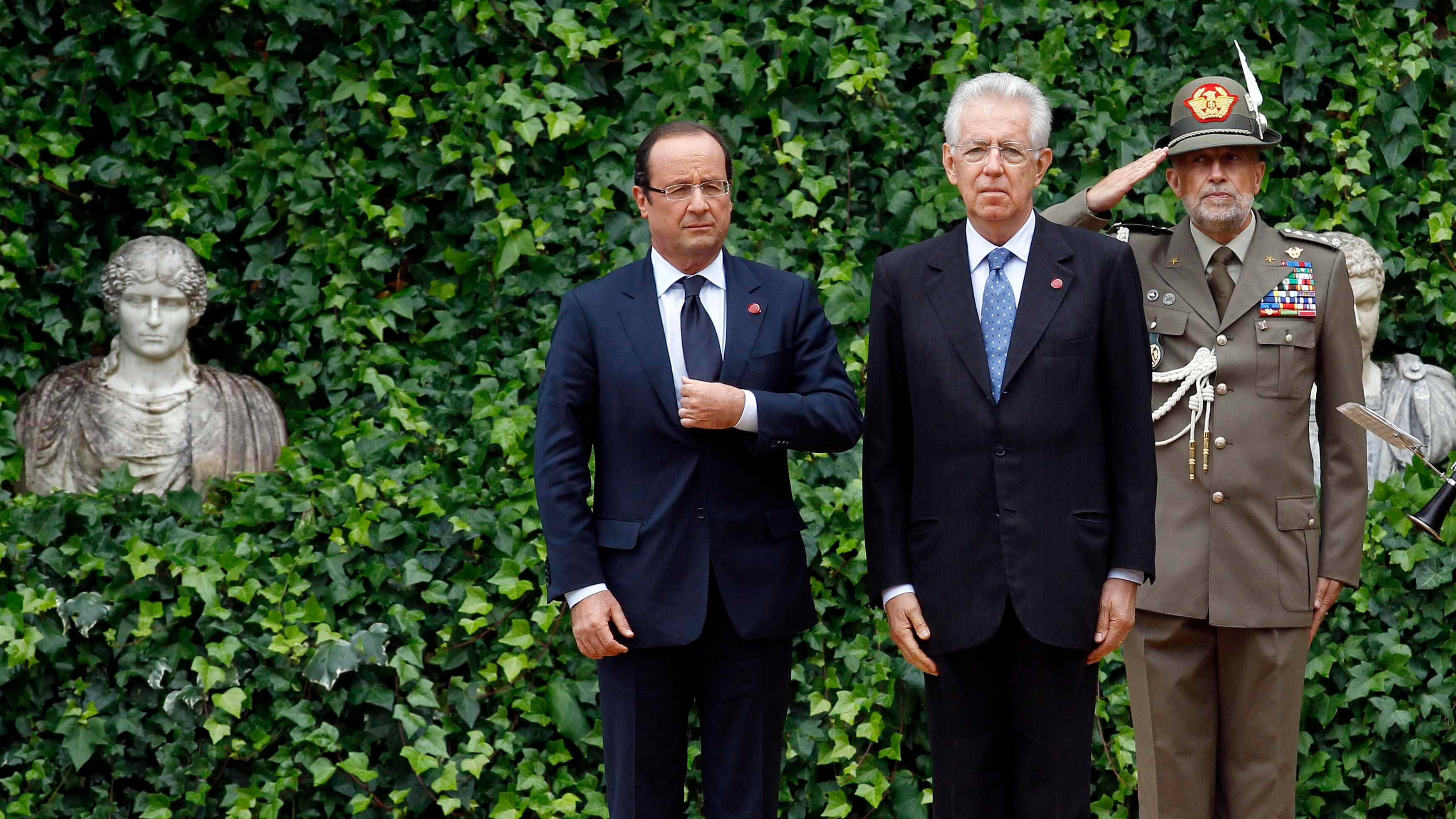 Monti incontra Hollande: "Grande sinergia"