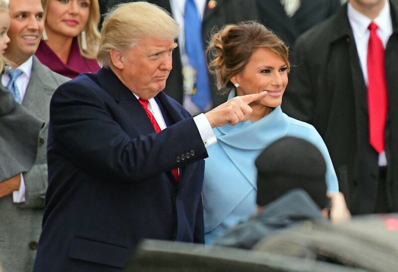 Melania e Donald Trump, coppia presidenziale 12