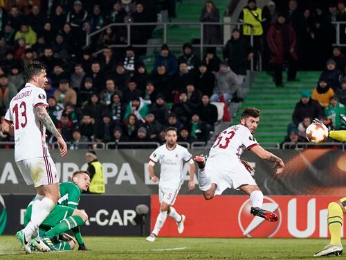 Segna sempre Cutrone. Il Milan d'Europa vola