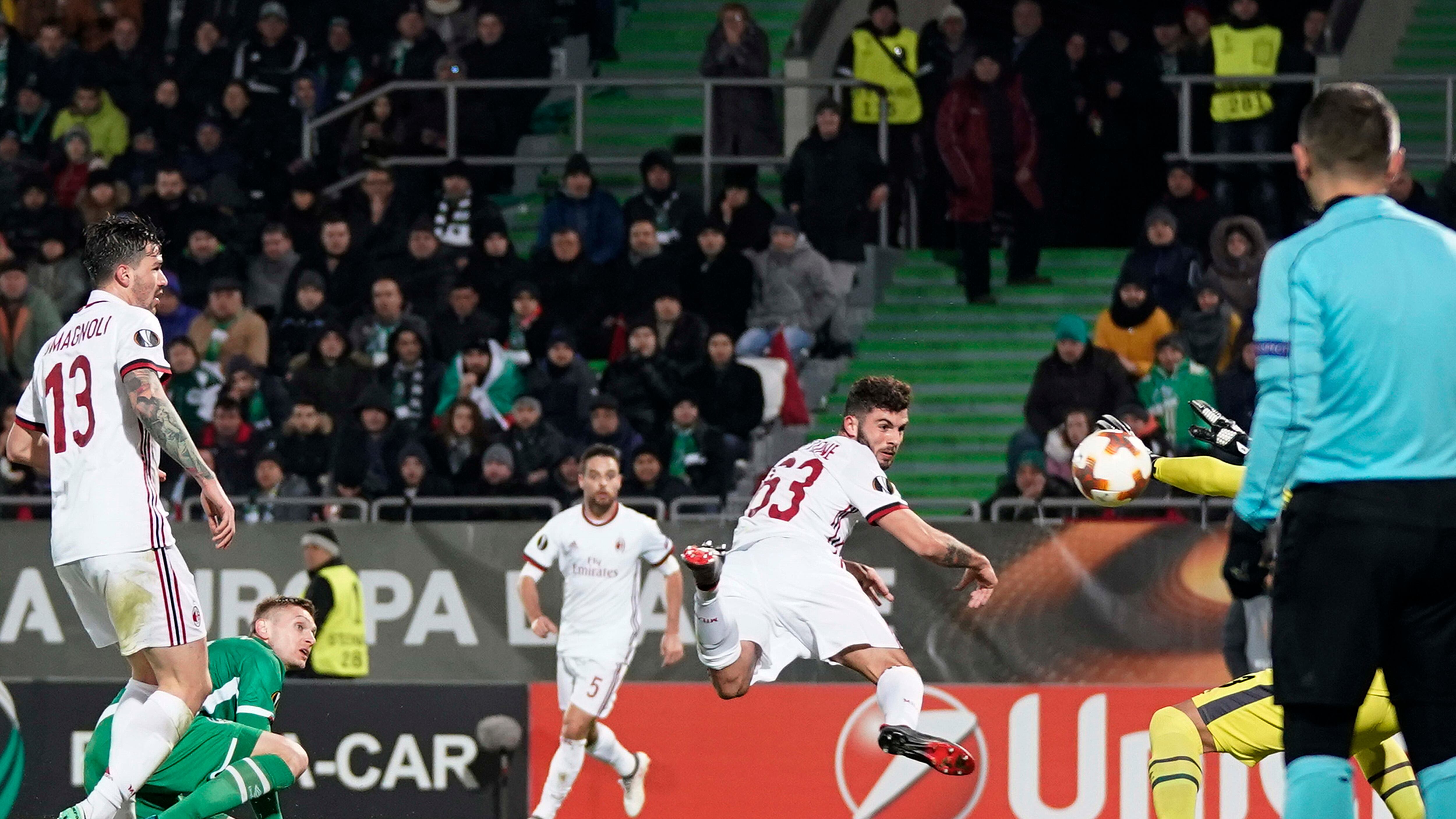 Segna sempre Cutrone. Il Milan d'Europa vola