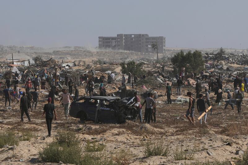 Caos aiuti a Gaza: le immagini della calca 9