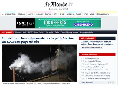 L'elezione del Papa nei siti stranieri 6
