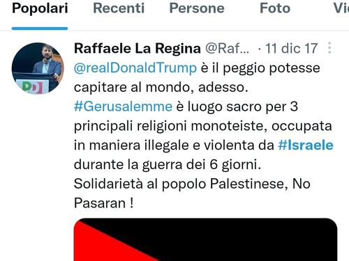 La Regina, il supercandidato Pd in Basilicata: "Lo Stato di Israele? Non esiste, come gli alieni"