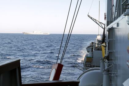 A bordo della fregata Aliseo 6