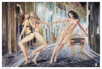 Le donne di Milo Manara su Facebook 7