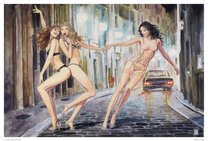 Le donne di Milo Manara su Facebook 7