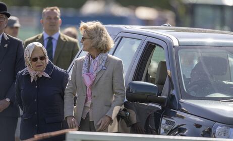 Principe Filippo in auto per l'Horse Show 7