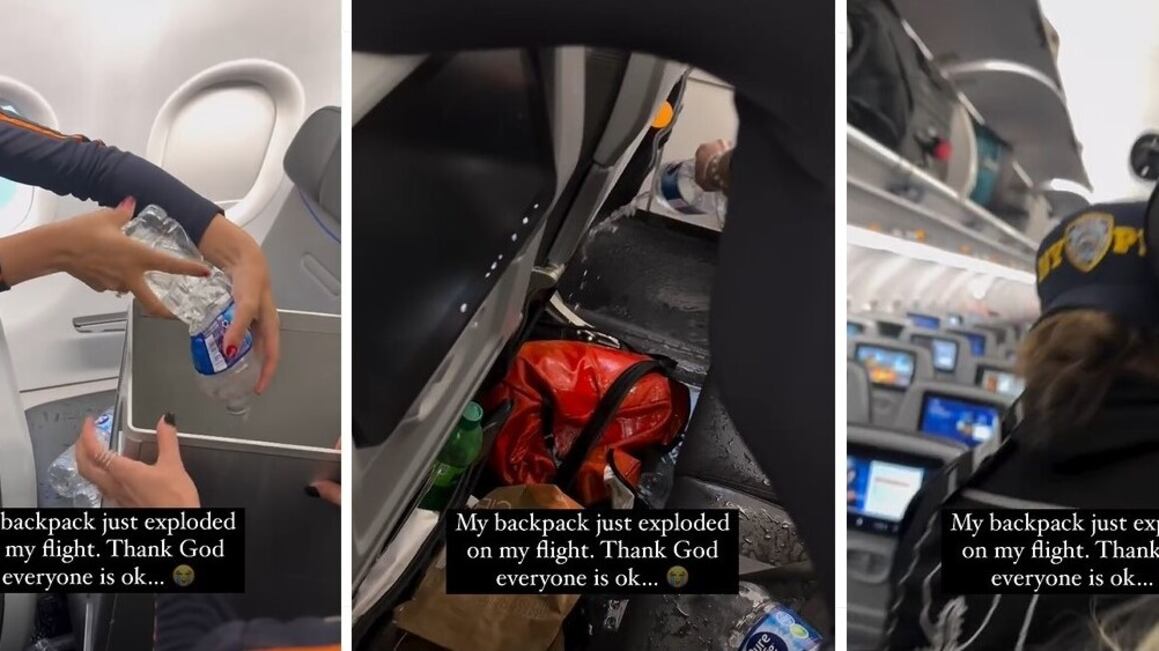 Terrore in aereo, zainetto esplode in cabina e prende fuoco: cosa è successo