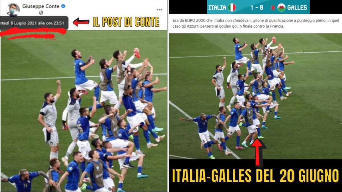 Gaffe Conte Nazionale