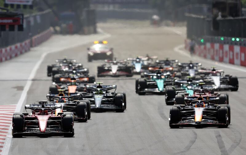GP Azerbaijan partenza