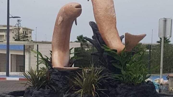 Polemiche per le statue di due pesci: "Sono pornografiche"