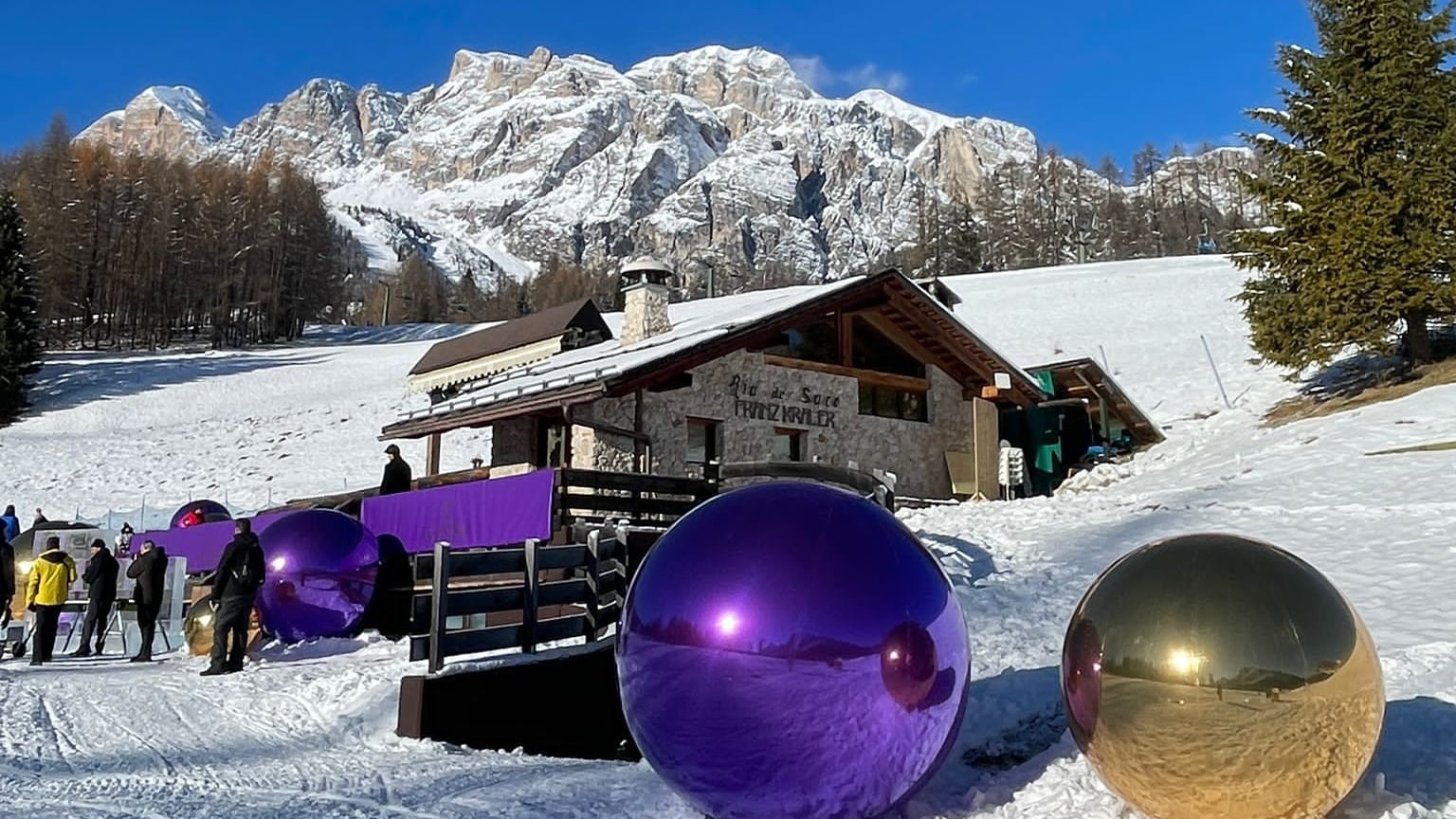 Gold and Purple con Valentino e la famiglia Kraler a Cortina d'Ampezzo