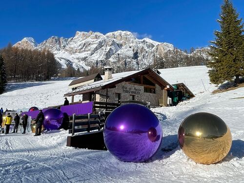 Gold and Purple con Valentino e la famiglia Kraler a Cortina d'Ampezzo
