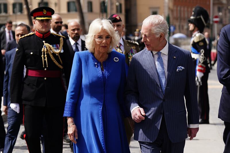 Carlo III e Camilla, primo giorno in Italia 27