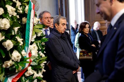 Gasparri camera ardente Frattini 