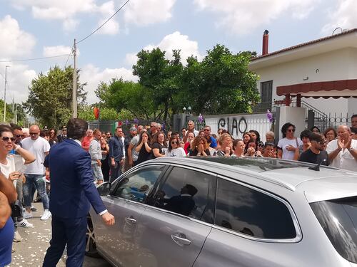 Carabiniere ucciso a Roma, l'ultimo saluto a Somma Vesuviana
