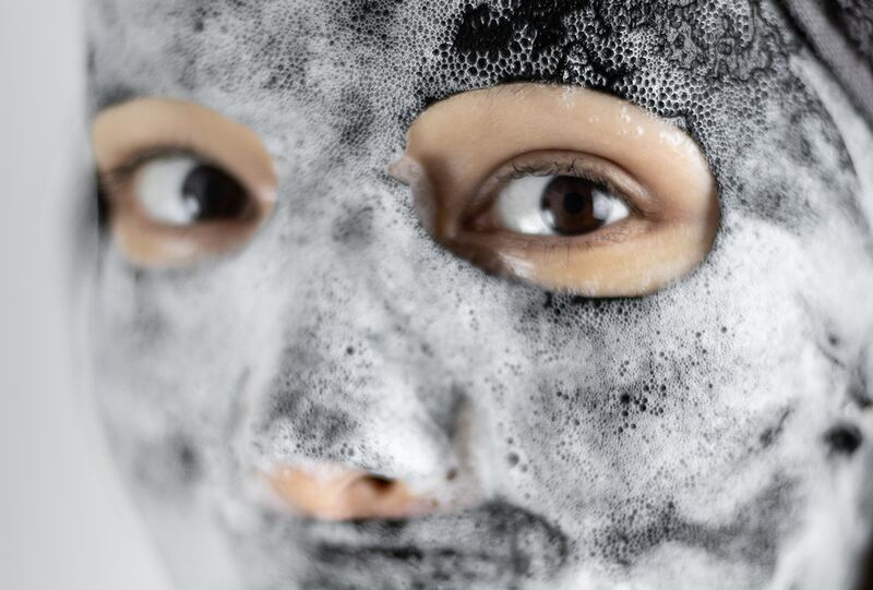 Maschera viso bubble