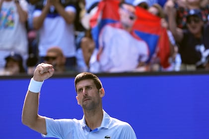 Jannik Sinner vola in finale agli Australian Open: le immagini più belle del match contro Djokovic 11