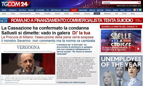 La condanna di Sallusti su tutti i siti 7