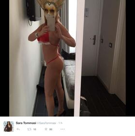Sara Tommasi in versione Eyes Wide Shut 1