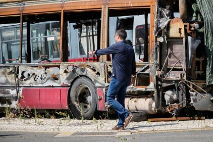 Il blitz di Salvini nella rimessa Atac presa di mira dai nomadi 13