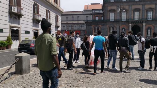 Migranti in protesta contro la sanatoria 12