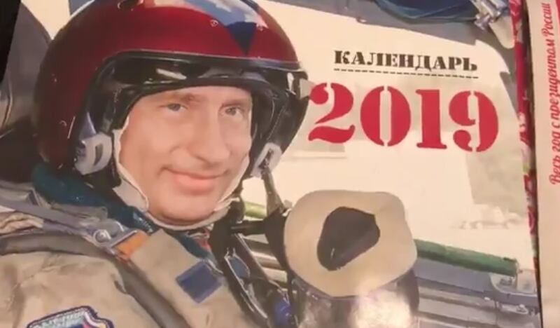 Il calendario di Putin 2019 1