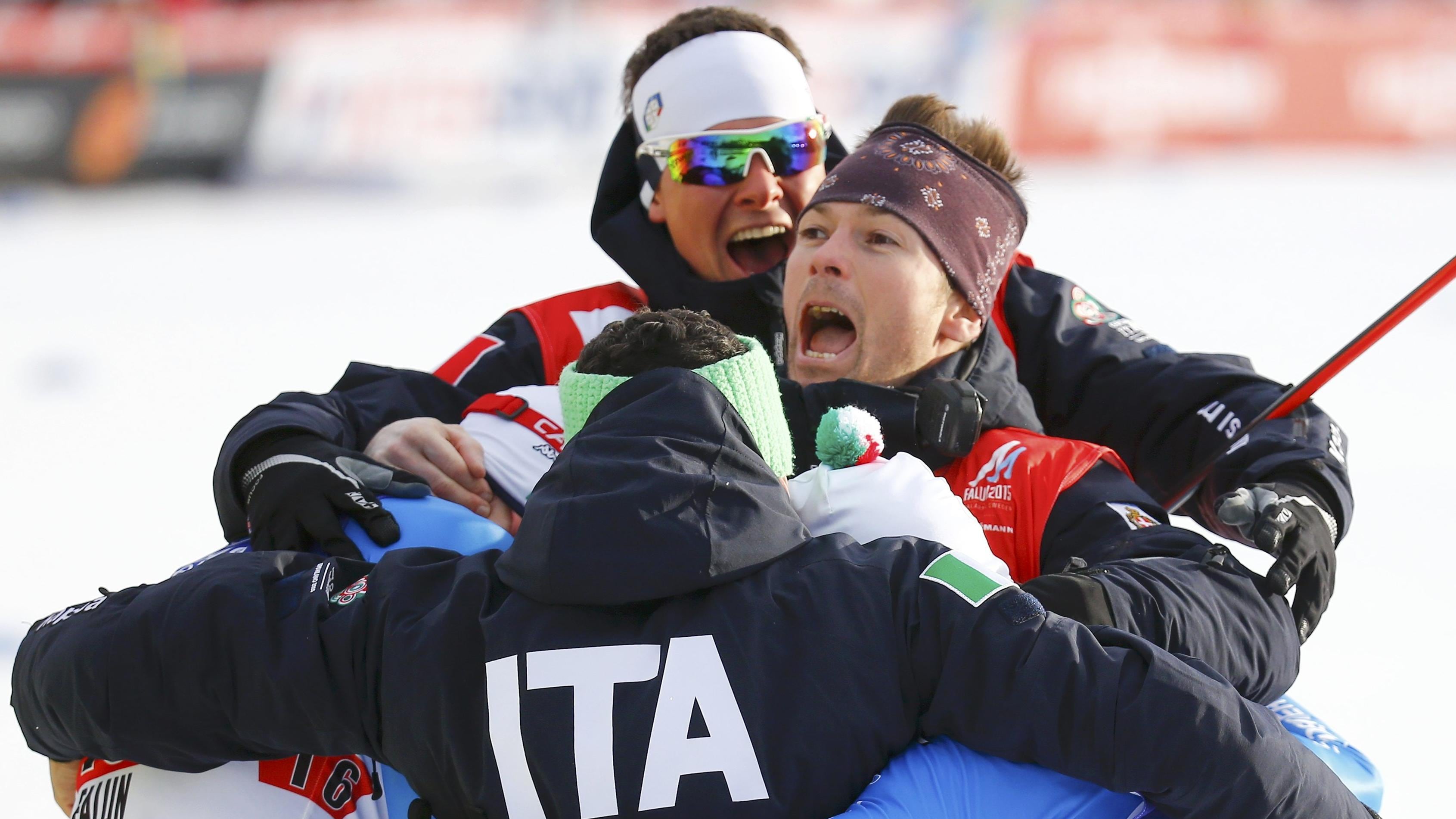 Pellegrino e Noeckler team sprint di bronzo
