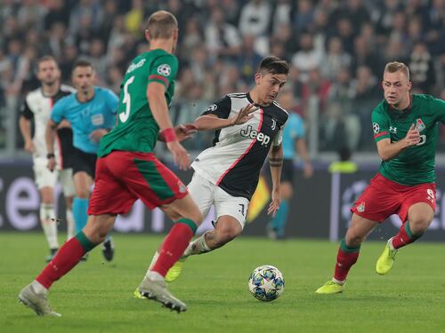La Juventus rimonta la Lokomotiv Mosca: 2-1 grazie alla doppietta di Dybala