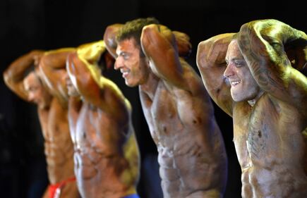 Minsk, un'esplosione di forza: via ai campionati di Body building 9