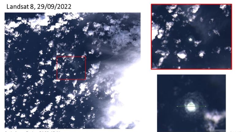 Le immagini dei ricercatori sulla maxi-nube di metano 1